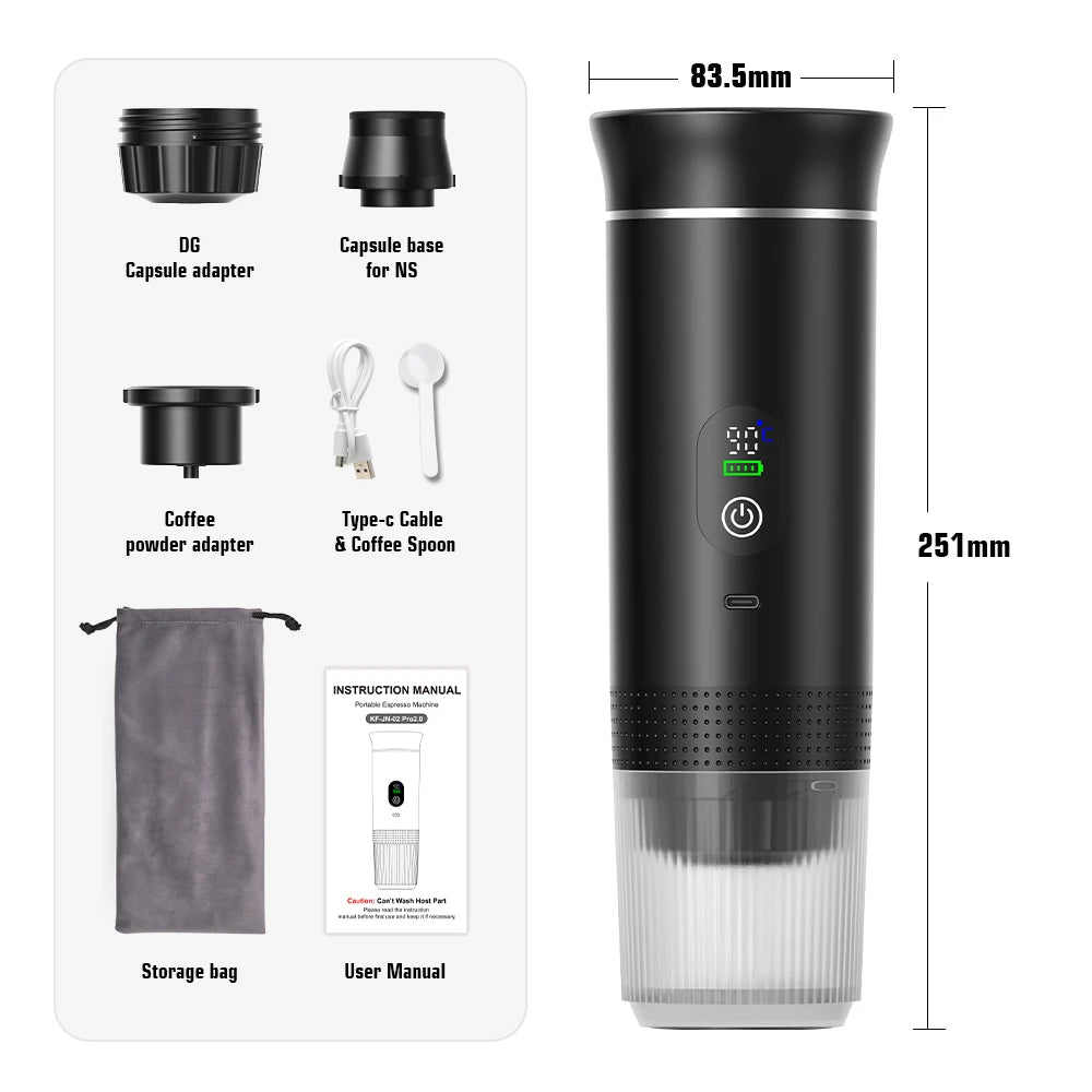 Moon Nest – Nomad Espresso Maker (3-in-1 Portable Machine)