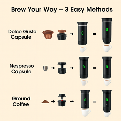Moon Nest – Nomad Espresso Maker 3-in-1 Portable Machine