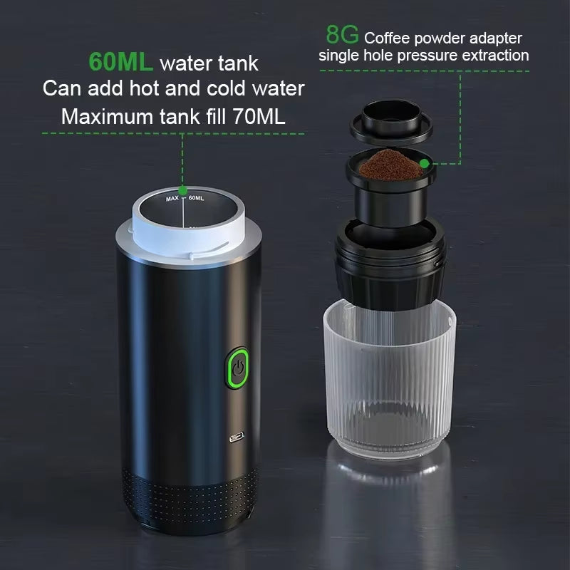 Moon Nest – Nomad Espresso Maker (3-in-1 Portable Machine)