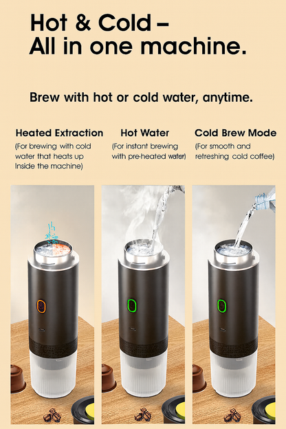 Moon Nest – Nomad Espresso Maker 3-in-1 Portable Machine