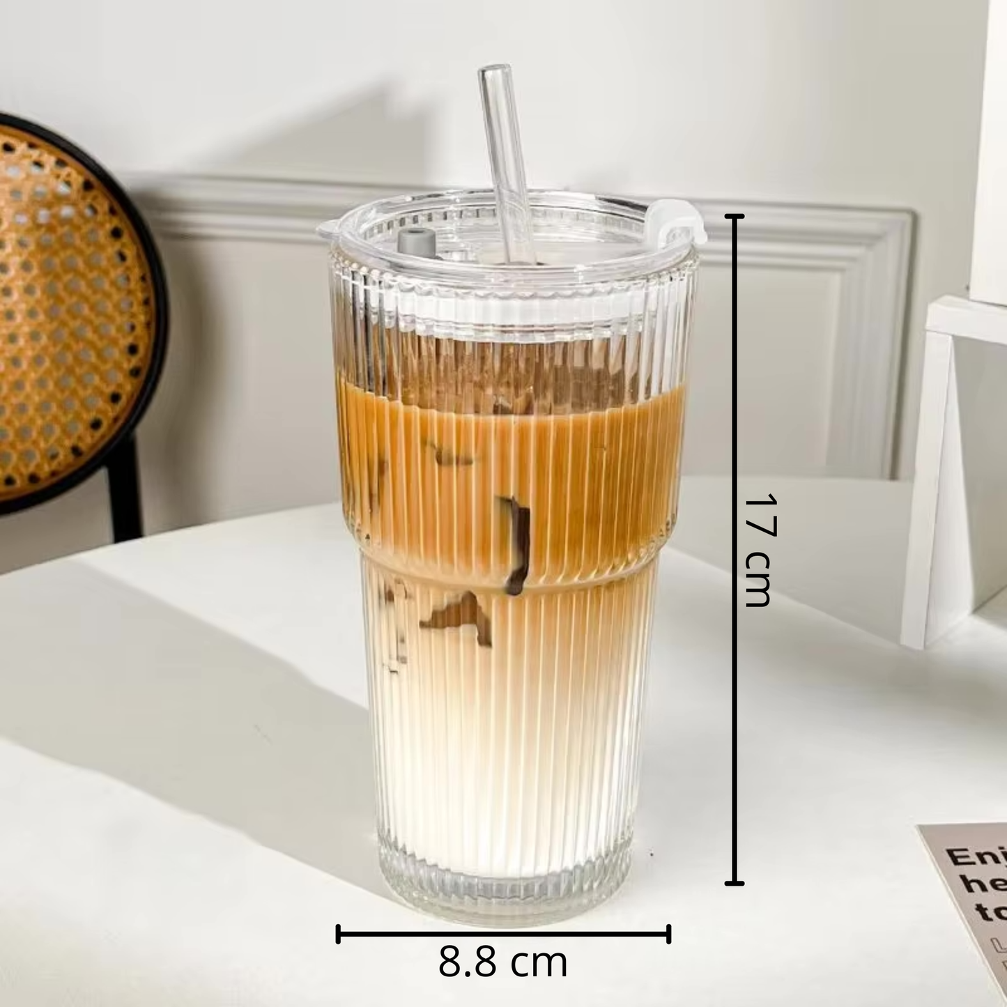 Serenity Glass Cup — 600ml