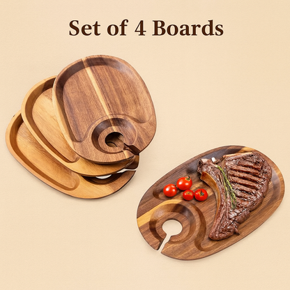 Acacia Wine & Dine Boards (Set of 4)